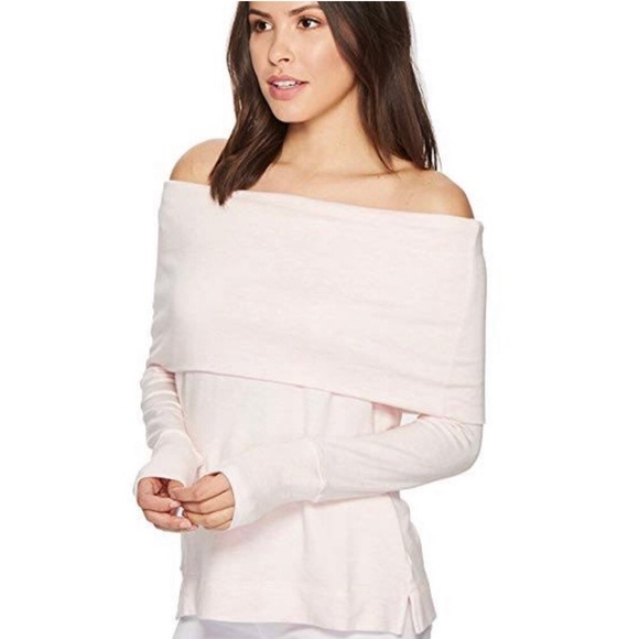 Lily Pulitzer Off the Shoulder  Belinda Top in Pastel Pink - Picture 15 of 16